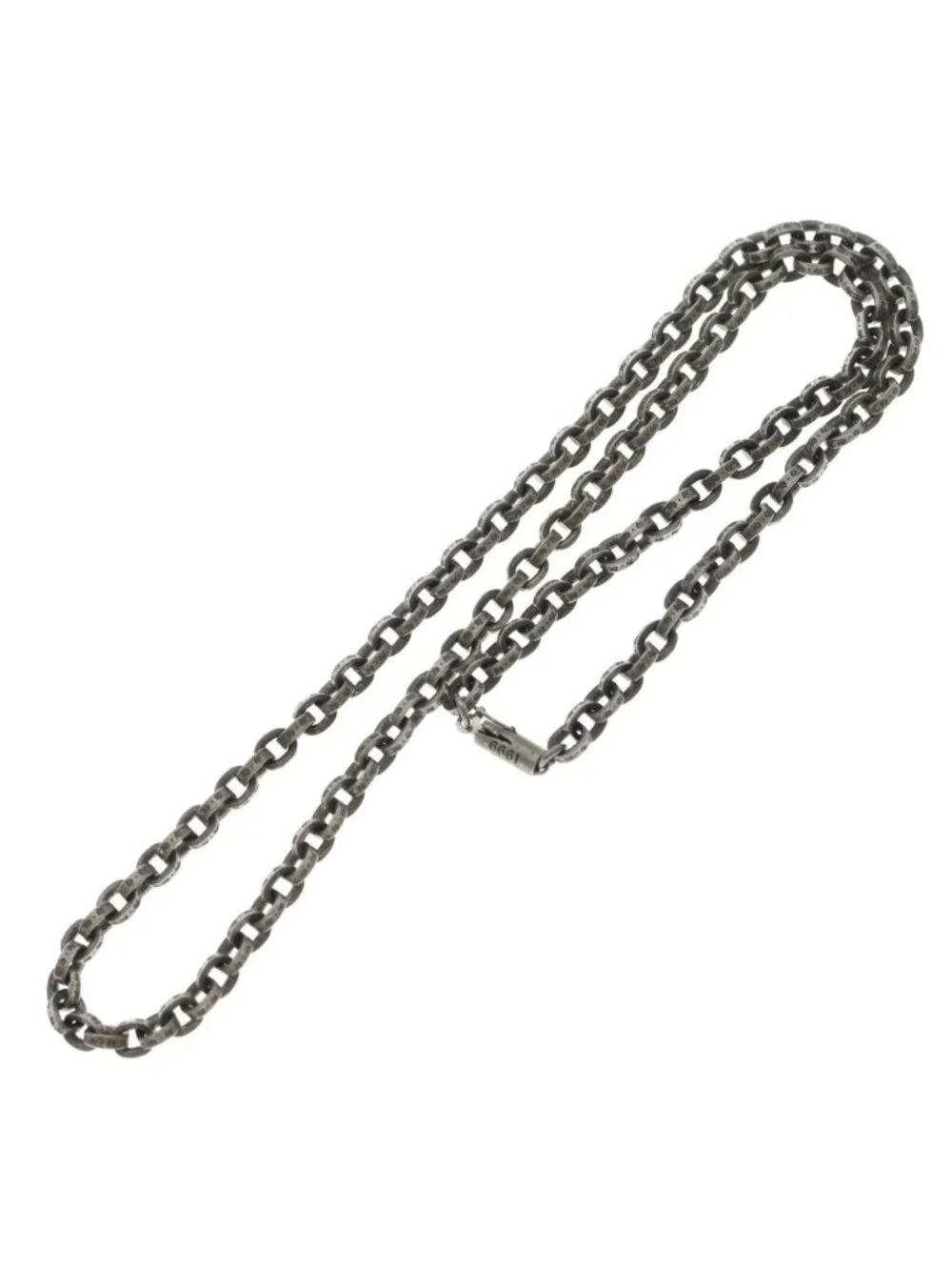 Chrome Hearts Paper Chain 20 Necklace Silver